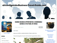 Tablet Screenshot of africa-uganda-business-travel-guide.com